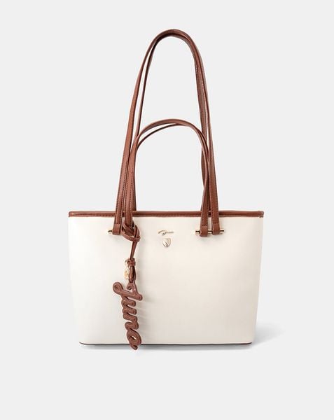  Túi Xách Trung Tote Bag Double-Handle Trang Trí Charm Juno 