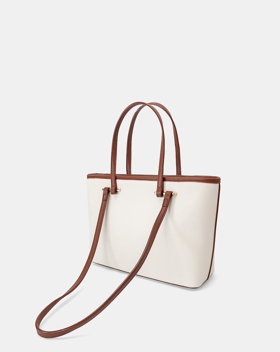  Túi Xách Trung Tote Bag Double-Handle Trang Trí Charm Juno 