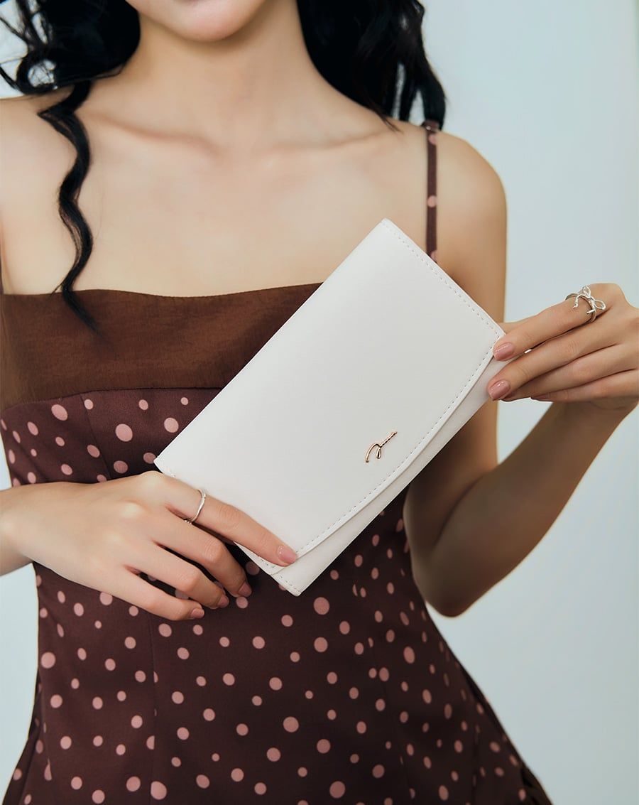  Ví Dài Nắp Gập 