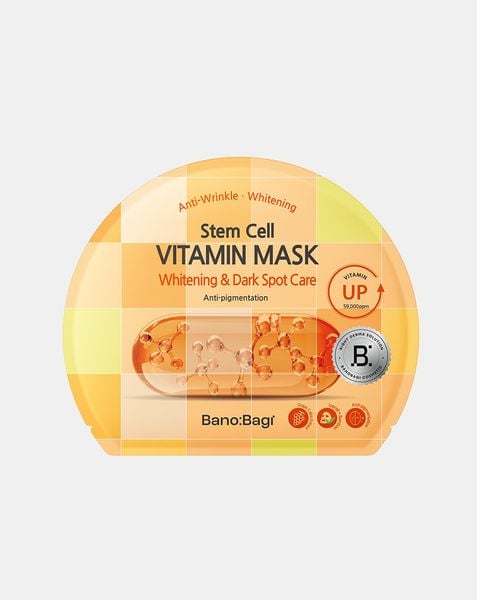  Mặt nạ Banobagi Stem Cell Vitamin Mask Whitening & Dark Spot Care MN010 