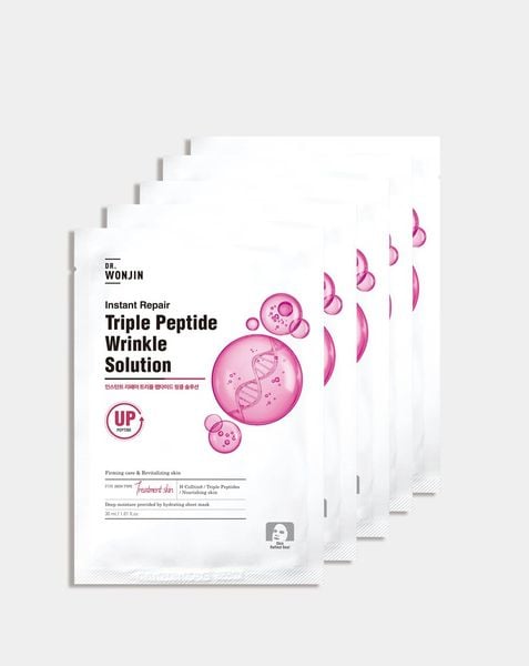 Combo 5 MN WONJIN Instant Repair Triple Peptide Wrinkle Solution