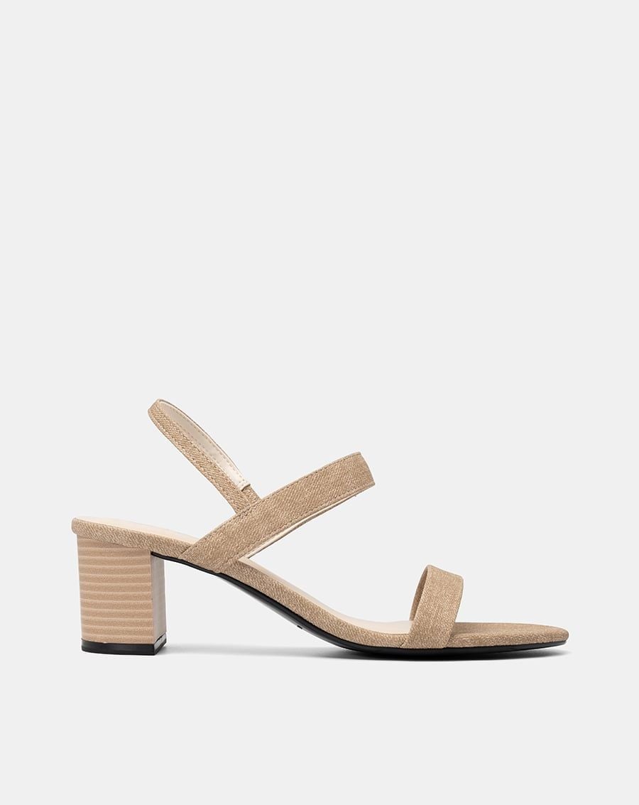  Giày Sandal Gót Vuông Basic 