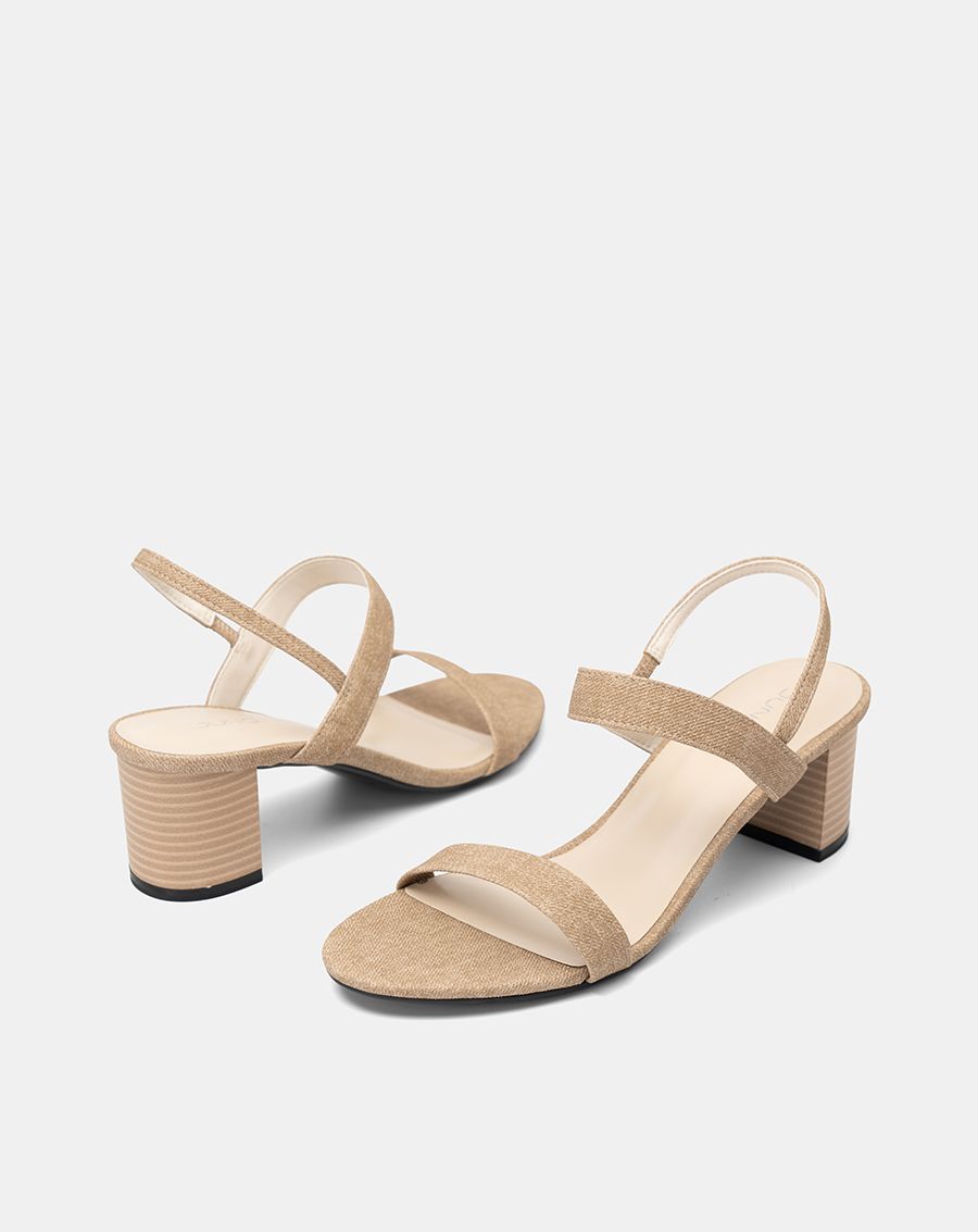  Giày Sandal Gót Vuông Basic 