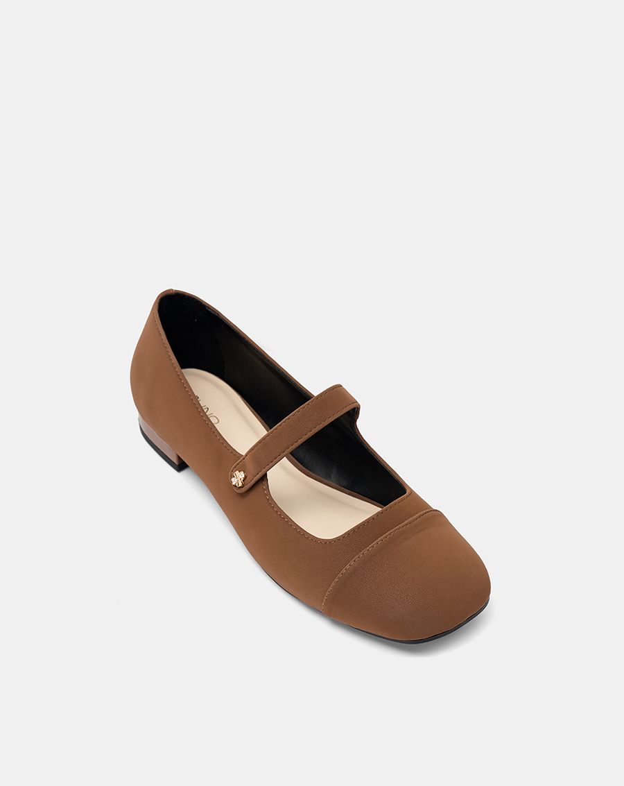  Giày Búp Bê Phối Toe Cap 