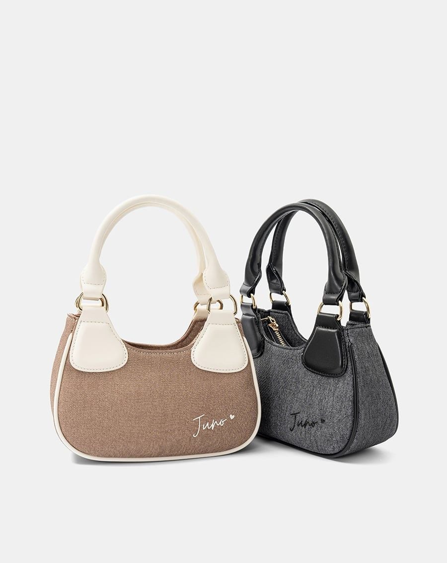  Túi Xách Nhỏ Half Moon Logo Chữ Kí 