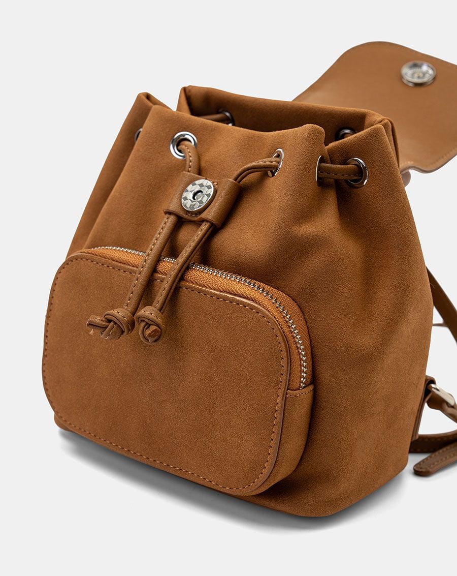  Balo Front Flap Bucket Backpack 