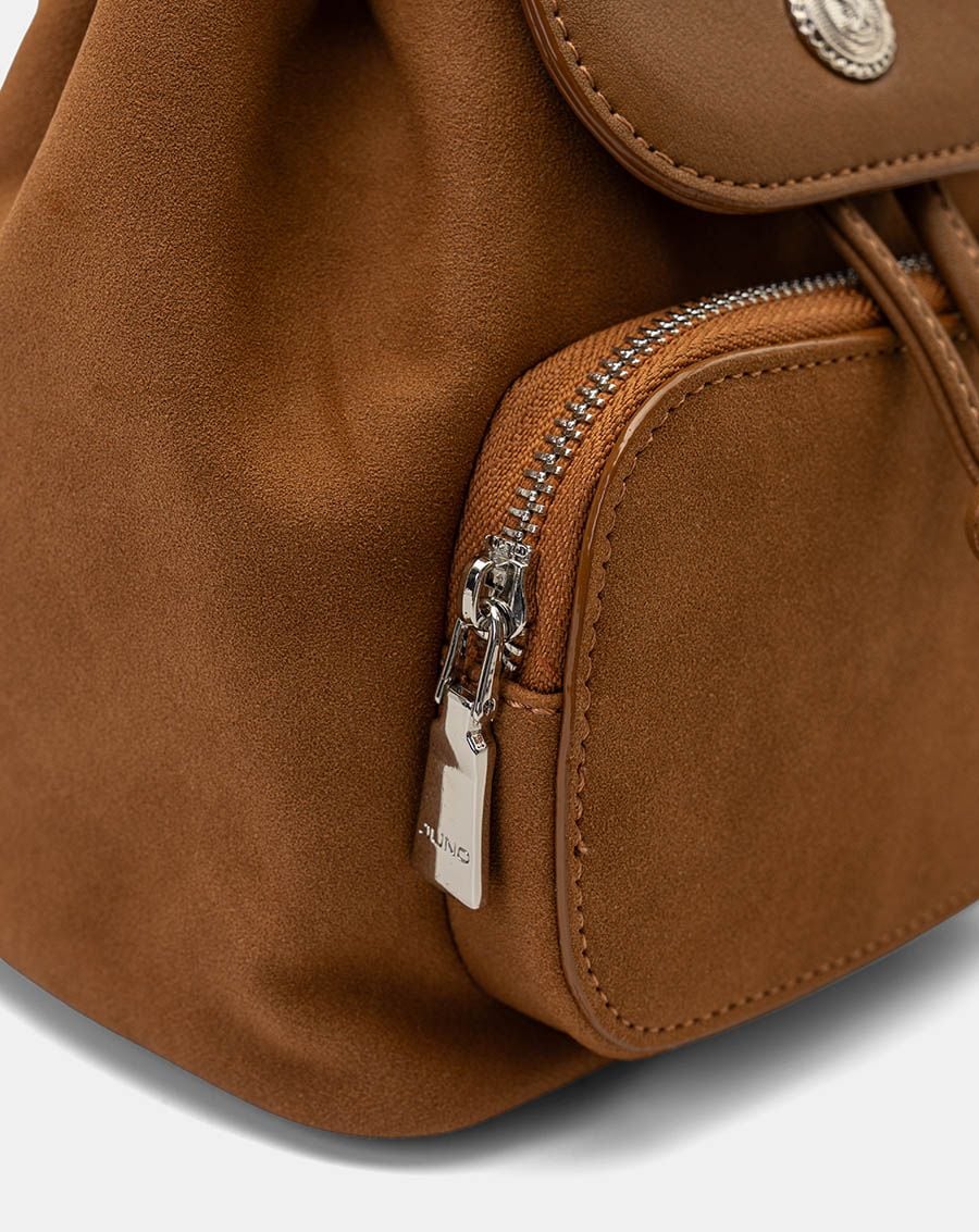  Balo Front Flap Bucket Backpack 