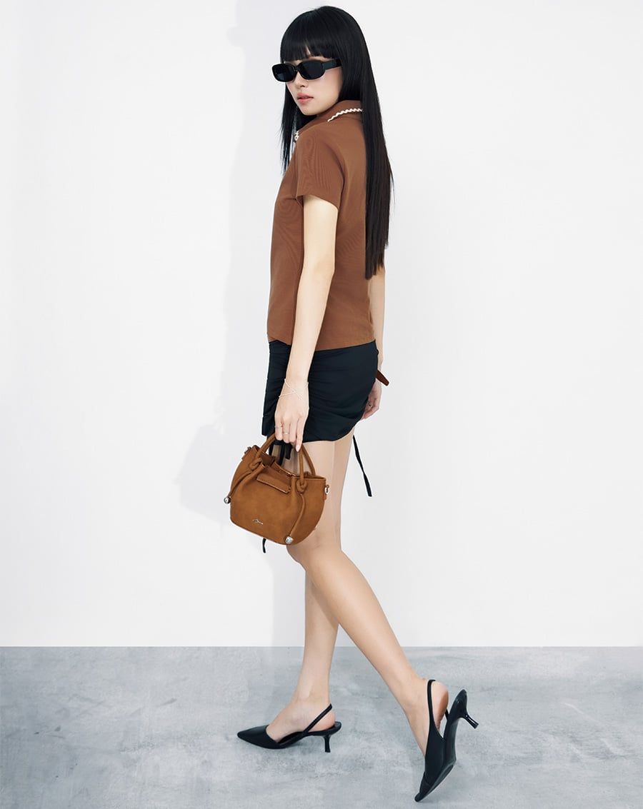 Áo thun polo phối viền 