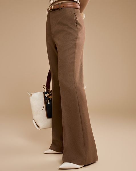  Quần tây dáng loe form mid-wide 