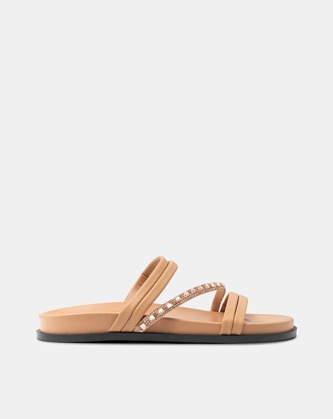  Giày Sandal Phối Dây Đính Đá 
