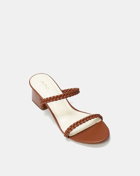  Giày Sandal Gót Vuông Quai Thắt 