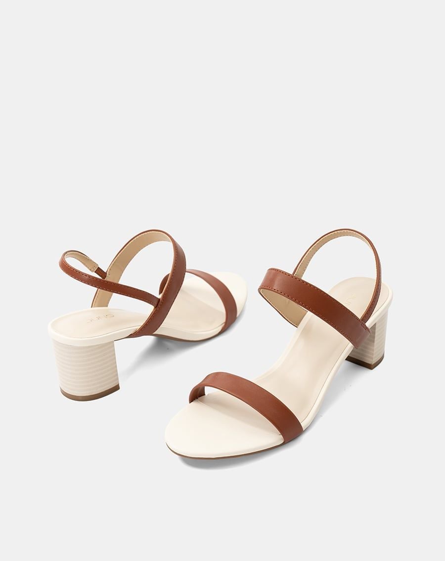  Giày Sandal Gót Vuông Basic 