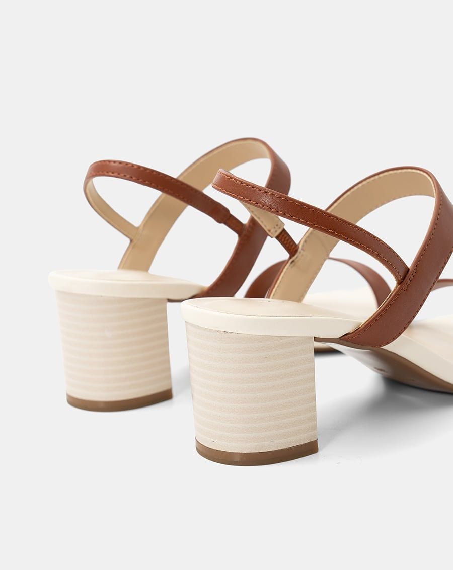  Giày Sandal Gót Vuông Basic 