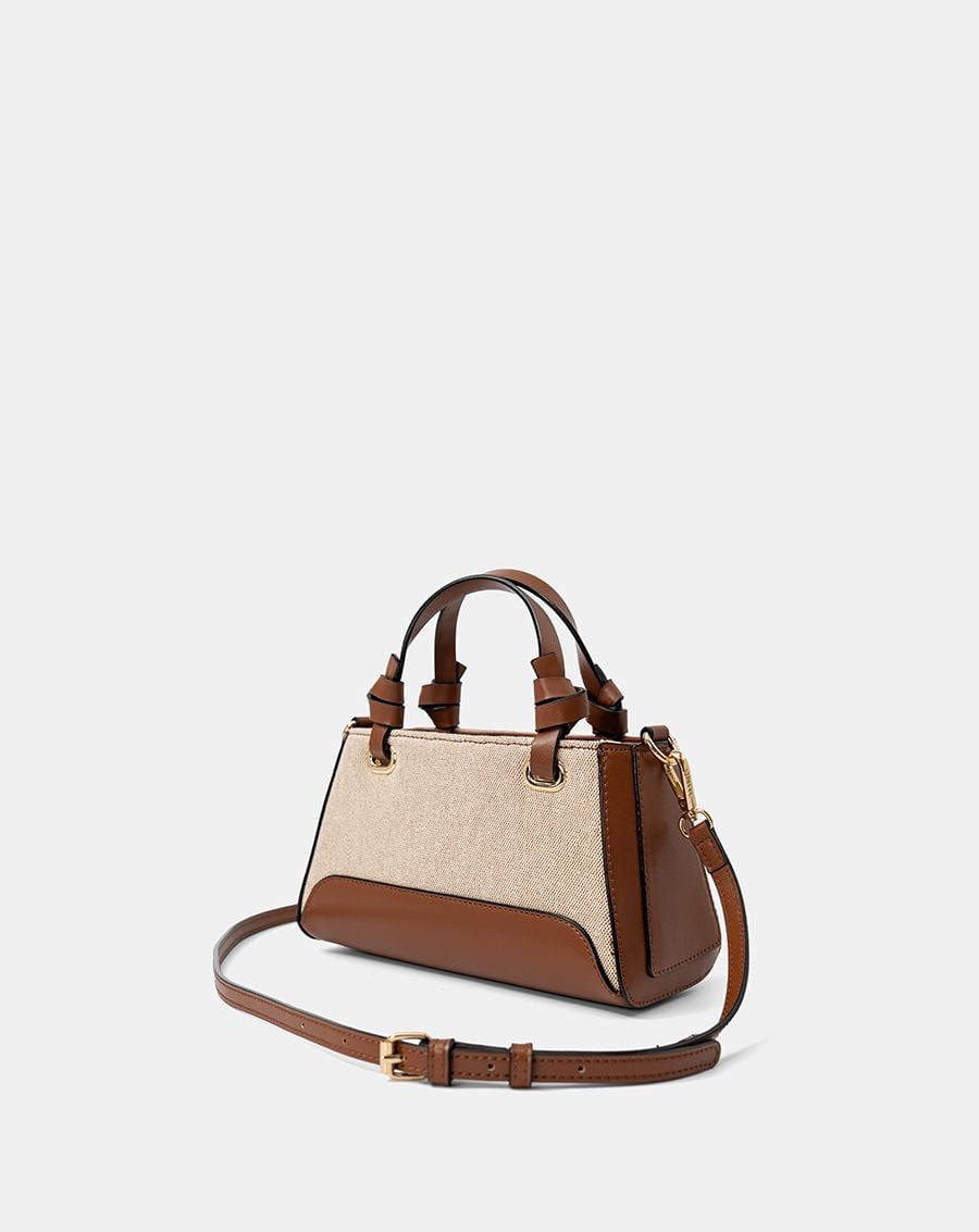  Túi Xách Nhỏ Top Handle Phối Charm 