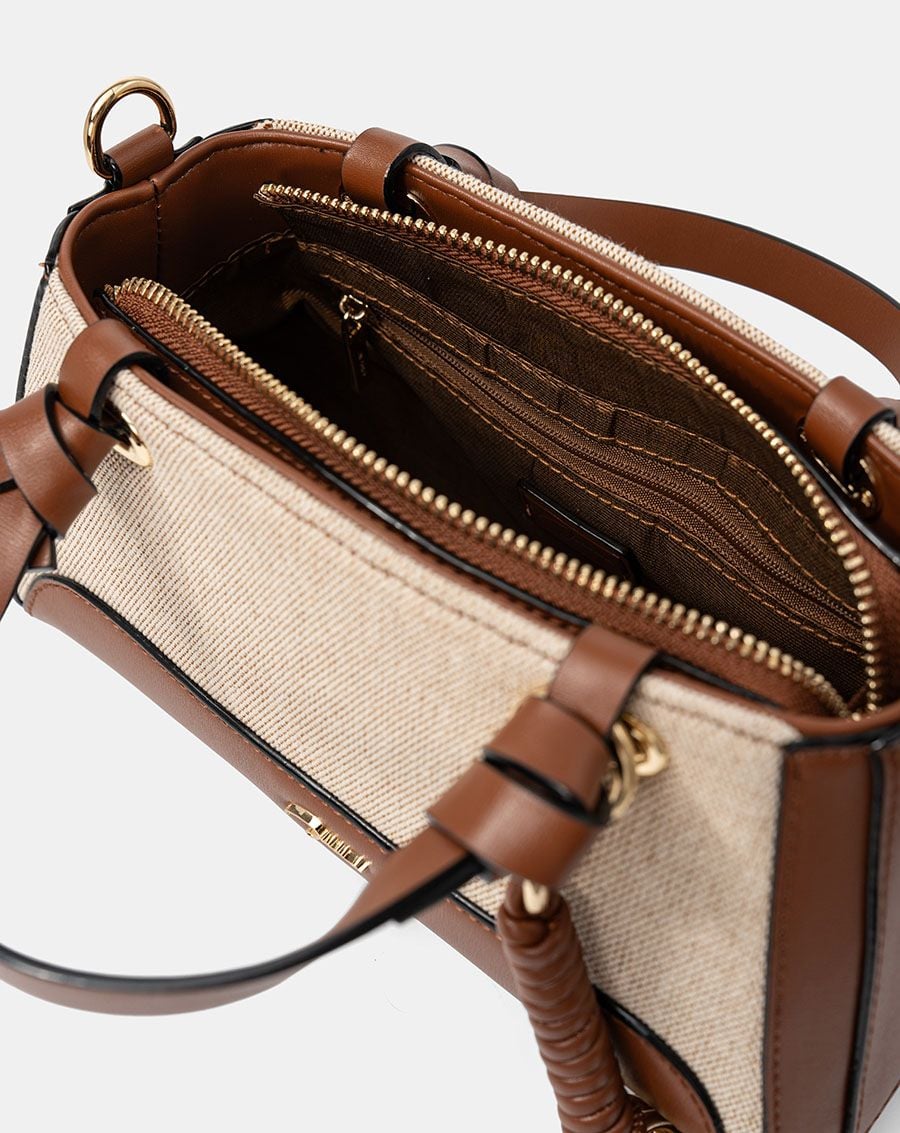  Túi Xách Nhỏ Top Handle Phối Charm 