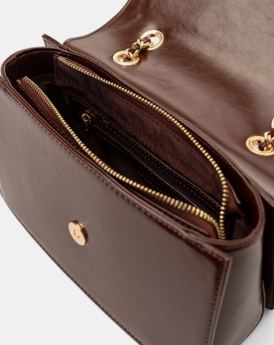  Túi Xách Nhỏ Đeo Vai Phối Khoá Trang Trí 