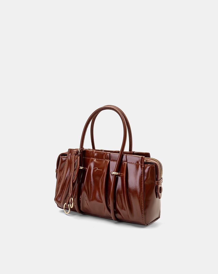  Túi Xách Nhỏ Top-Handle Trang Trí Charm 