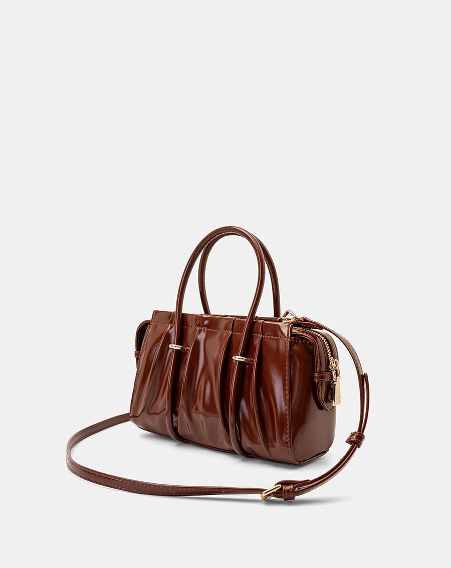  Túi Xách Nhỏ Top-Handle Trang Trí Charm 