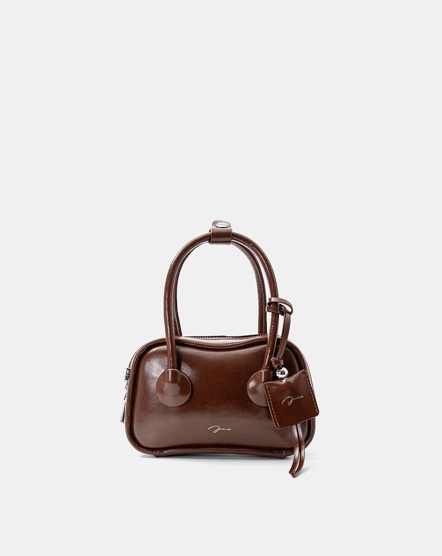  Túi Xách Nhỏ Top Handle Trang Trí Charm 