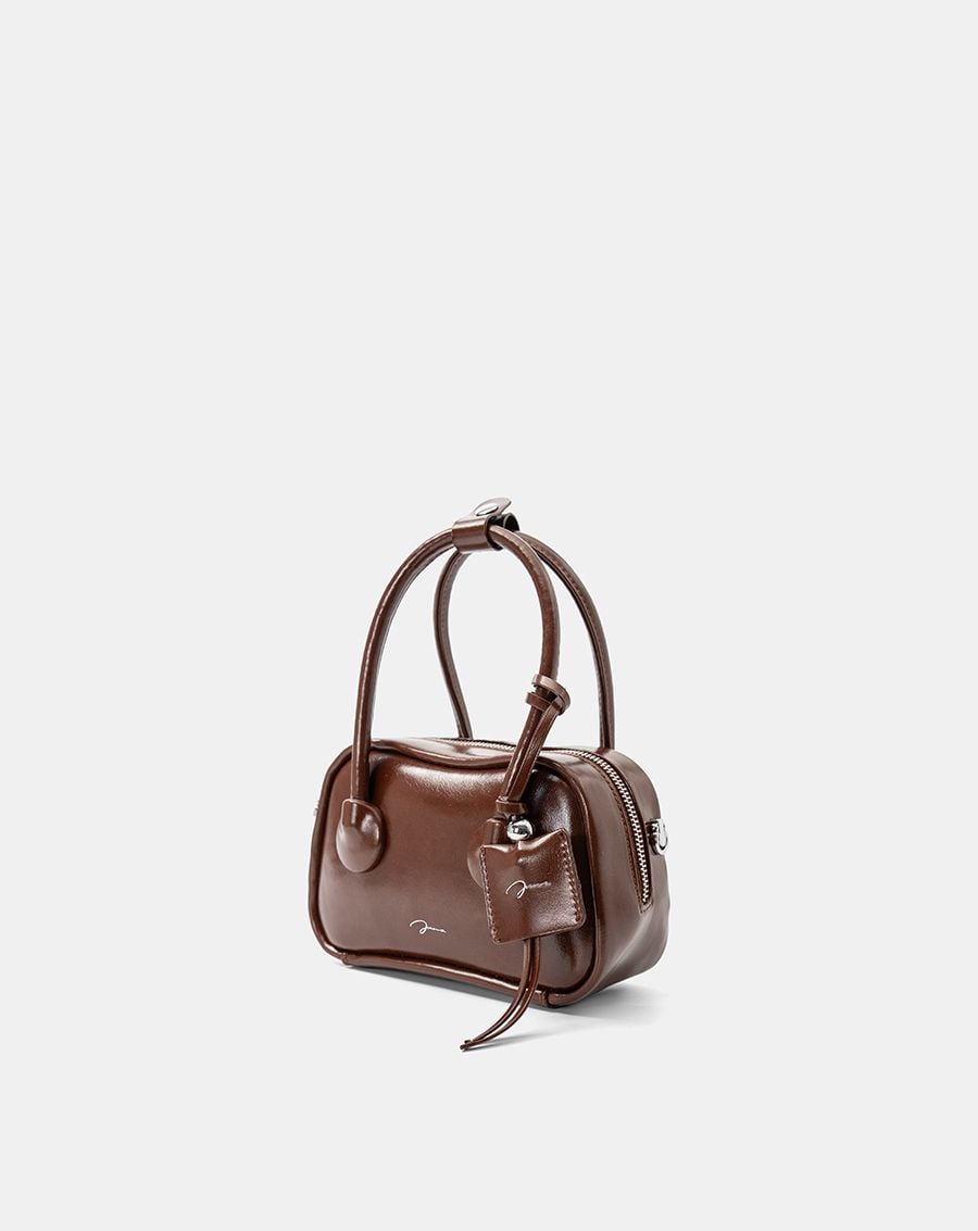  Túi Xách Nhỏ Top Handle Trang Trí Charm 