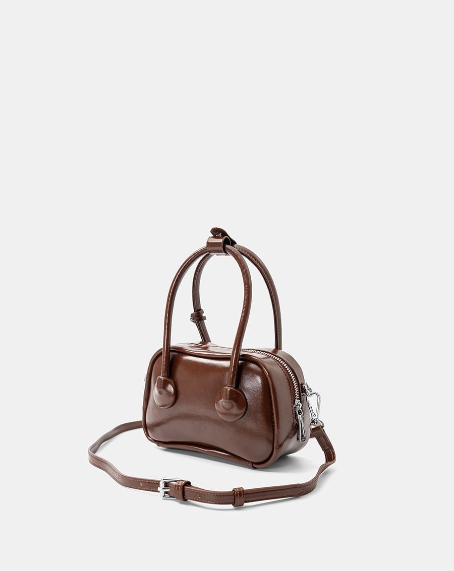  Túi Xách Nhỏ Top Handle Trang Trí Charm 