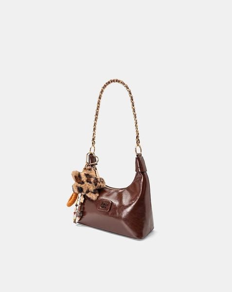  Túi Xách Nhỏ Hobo Phối Charm Trang Trí 