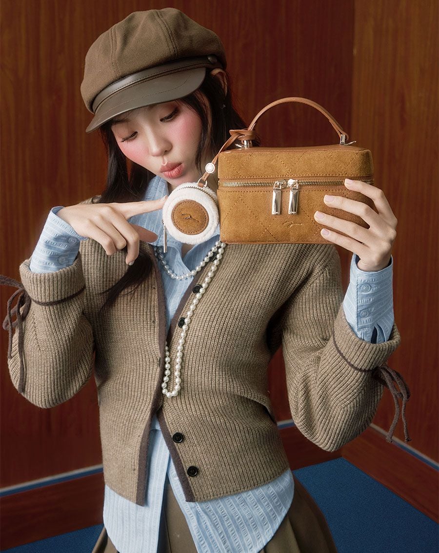 Túi Xách Nhỏ Vanity Case Let It Snow