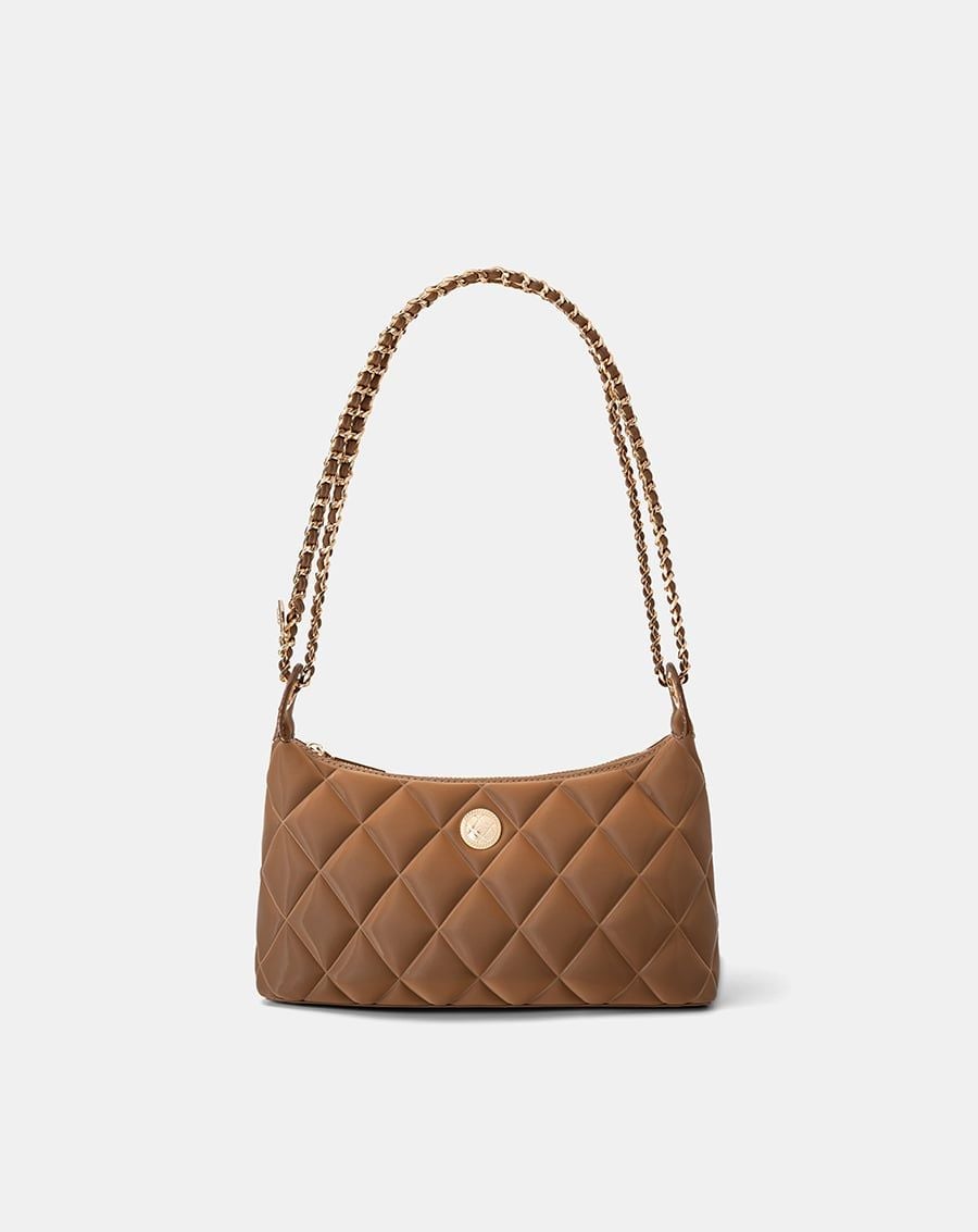  Túi Xách Nhỏ Shouder Bag Dập Nổi Hoạ Tiết Quả Trám 