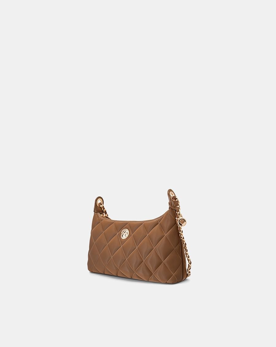  Túi Xách Nhỏ Shouder Bag Dập Nổi Hoạ Tiết Quả Trám 