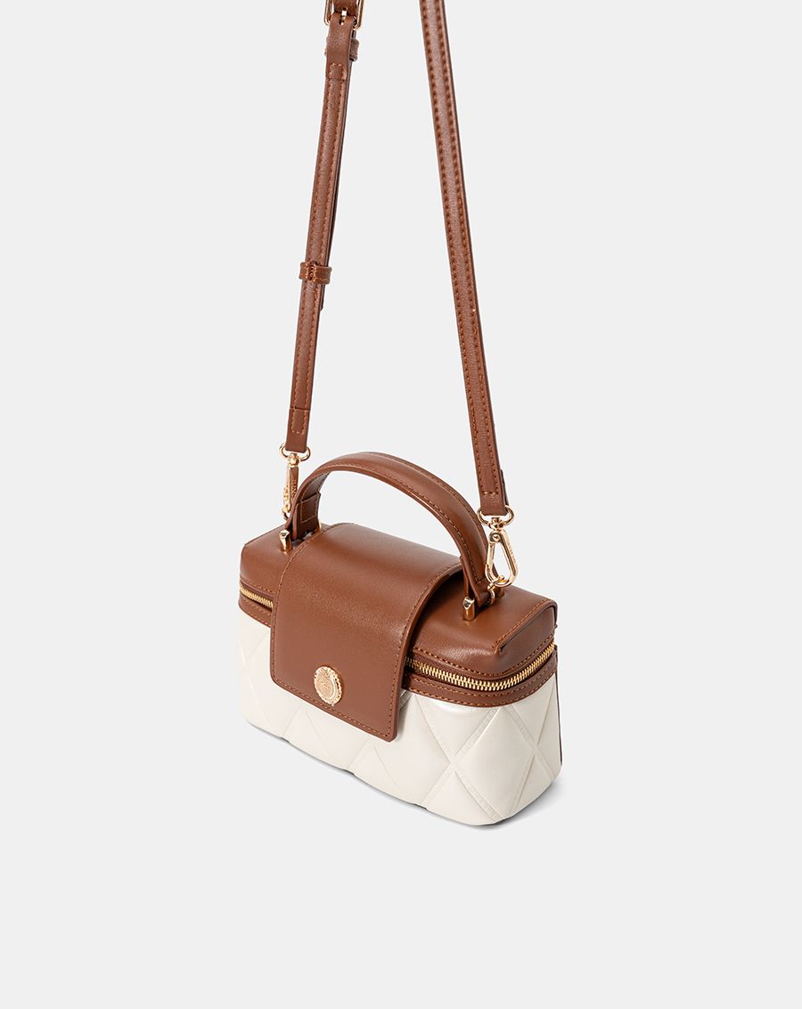  Túi Xách Nhỏ Vanity Case Dập Nổi 