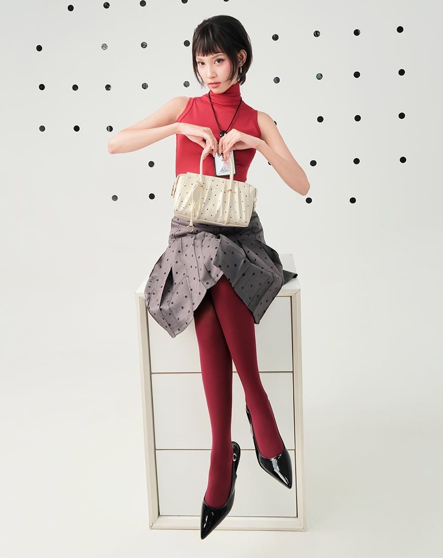  Túi Xách Nhỏ Top-Handle Trang Trí Charm 