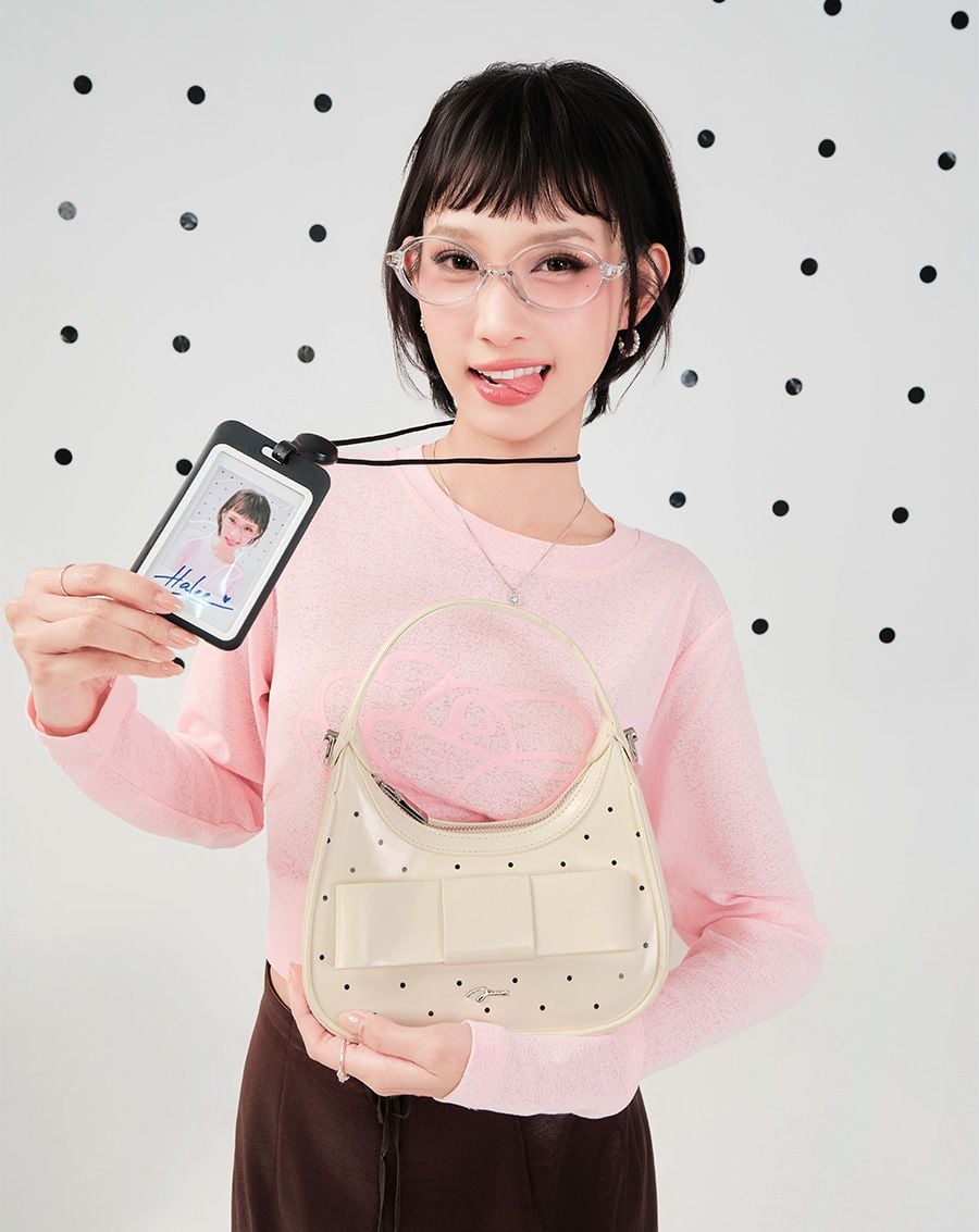  Túi Xách Nhỏ Hobo Bag With Bow 