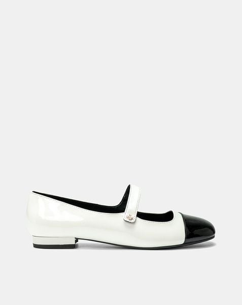  Giày Búp Bê Búp Bê Phối Toe Cap 