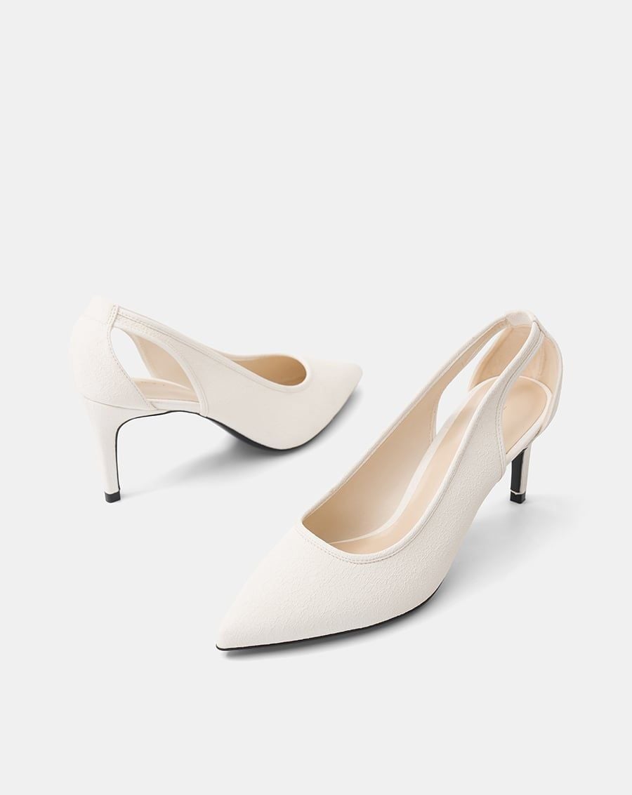  Giày Cao Gót Khoét Hậu 