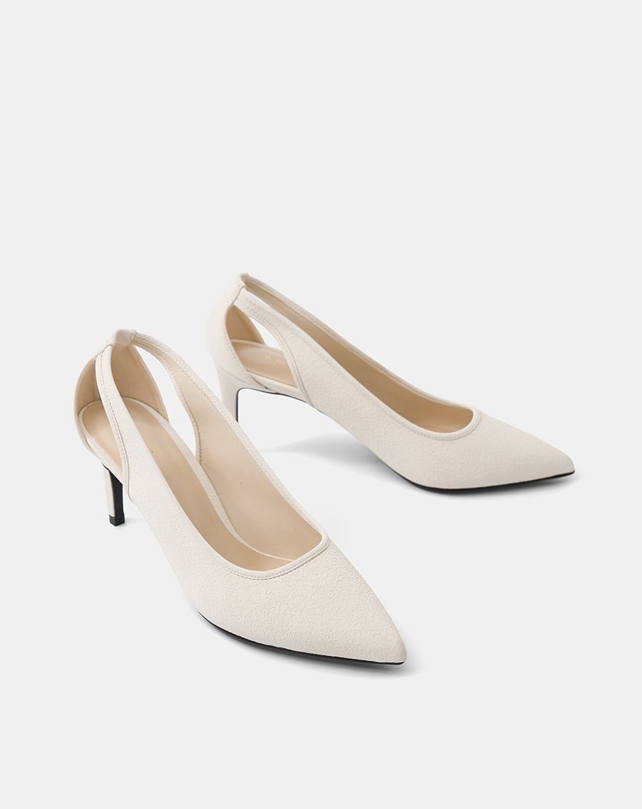  Giày Cao Gót Khoét Hậu 