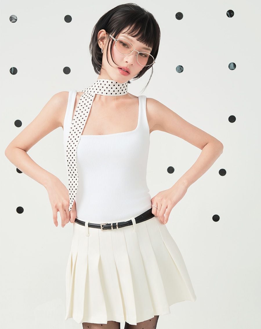  Quần giả váy xếp ly 