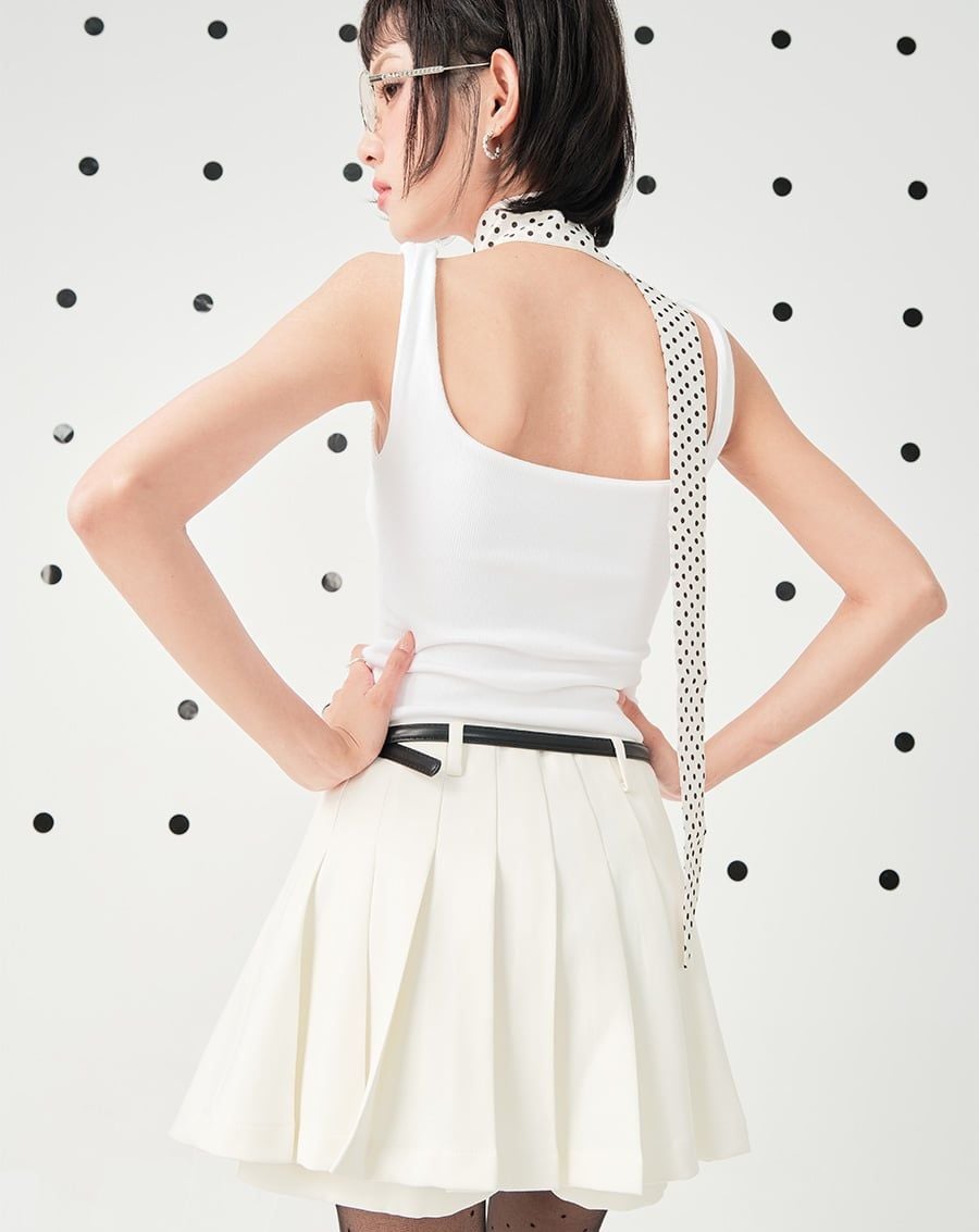  Quần giả váy xếp ly 