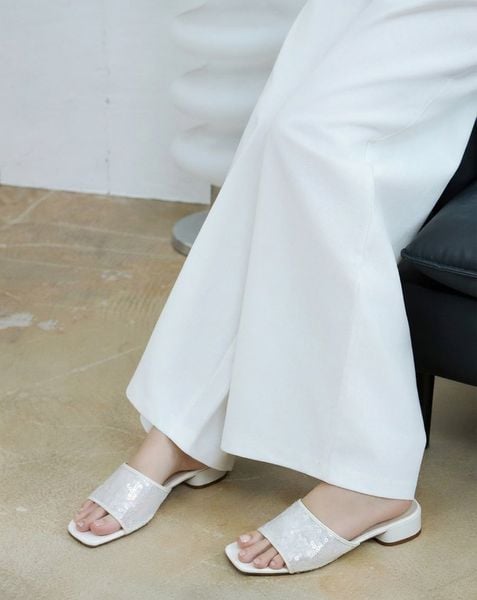  Giày Sandal Mule Sequin 