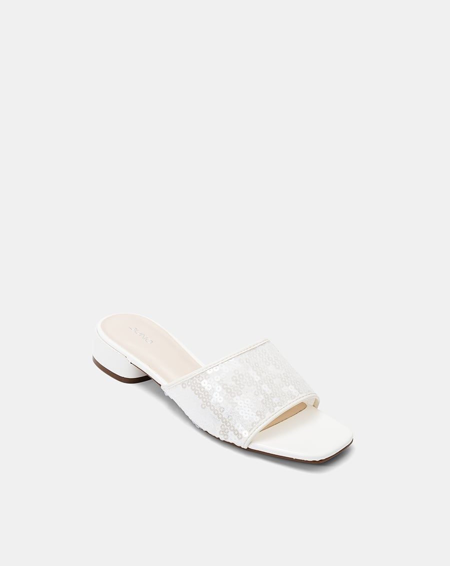  Giày Sandal Mule Sequin 