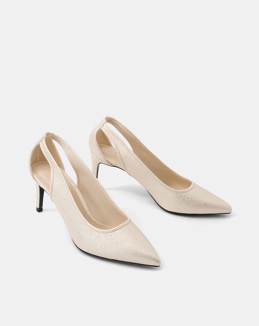  Giày Cao Gót Khoét Hậu 