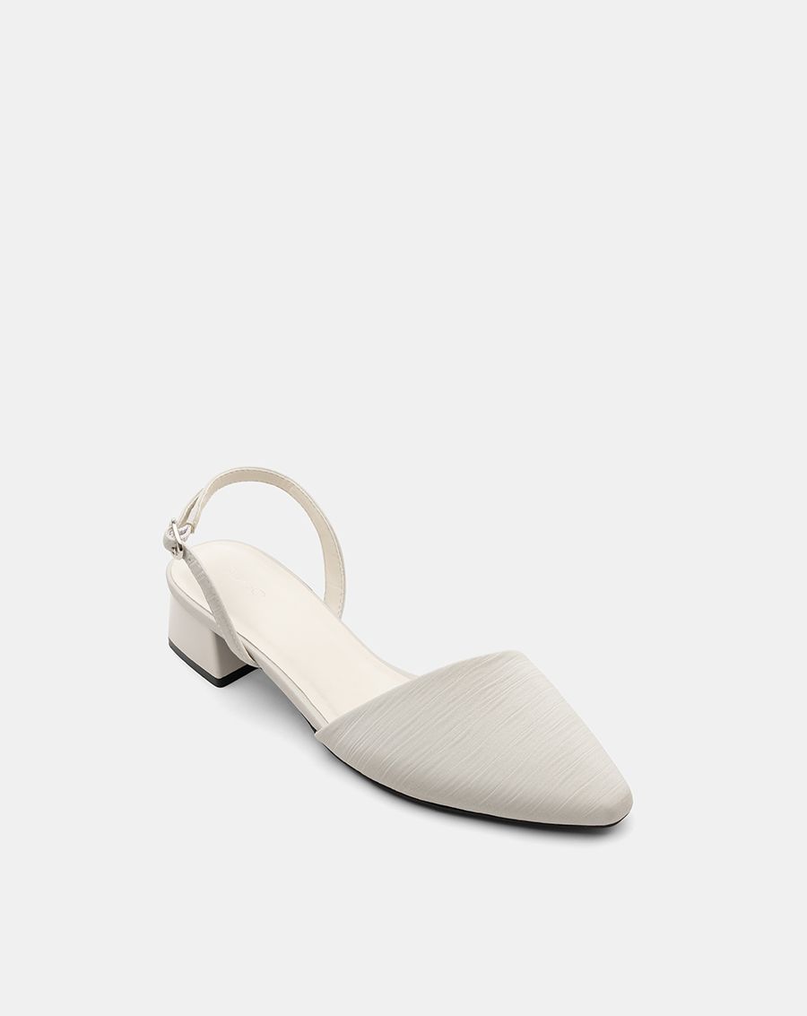  Giày Cao Gót Slingback Gót Vuông Cơ Bản 