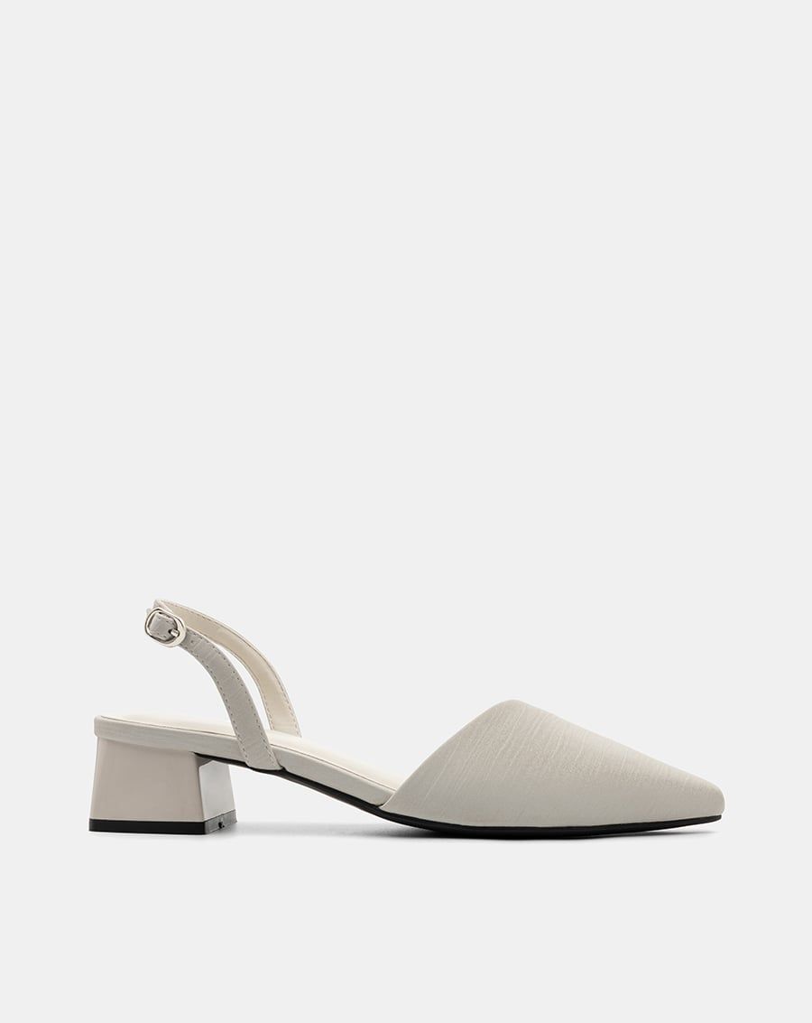  Giày Cao Gót Slingback Gót Vuông Cơ Bản 