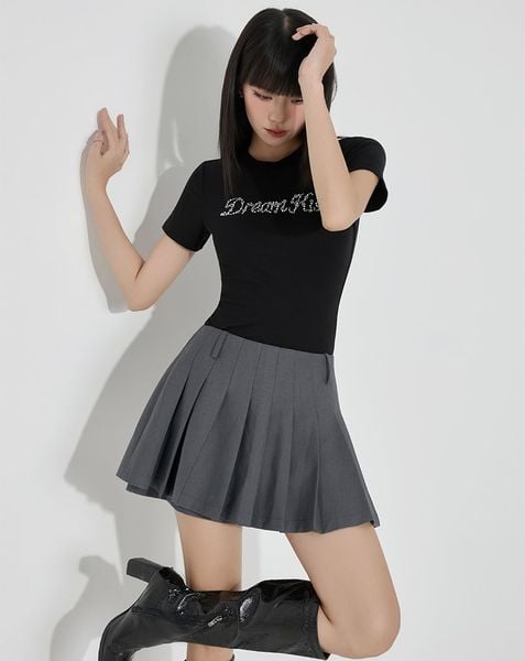  Quần giả váy xếp ly 