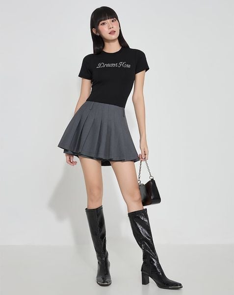  Quần giả váy xếp ly 