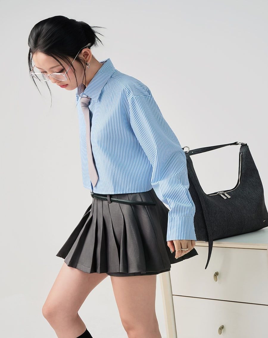  Quần giả váy xếp ly 