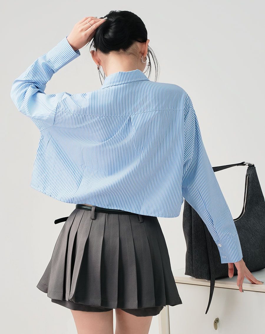  Quần giả váy xếp ly 