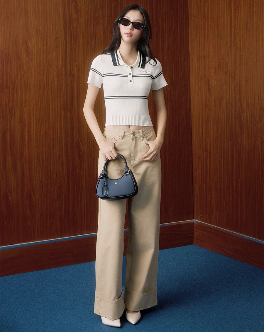 Túi Xách Nhỏ Top Handle Trang Trí Charm