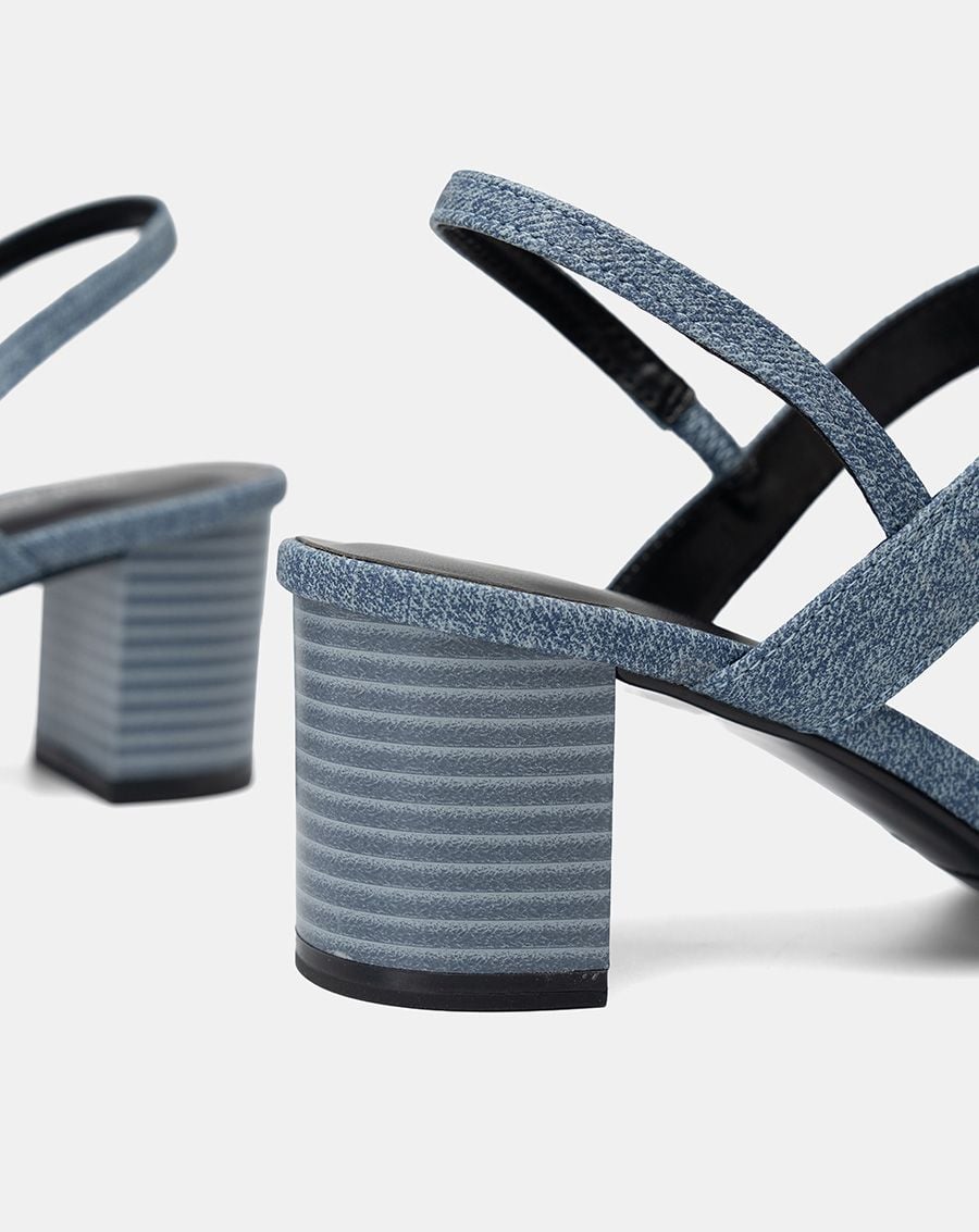  Giày Sandal Gót Vuông Basic 