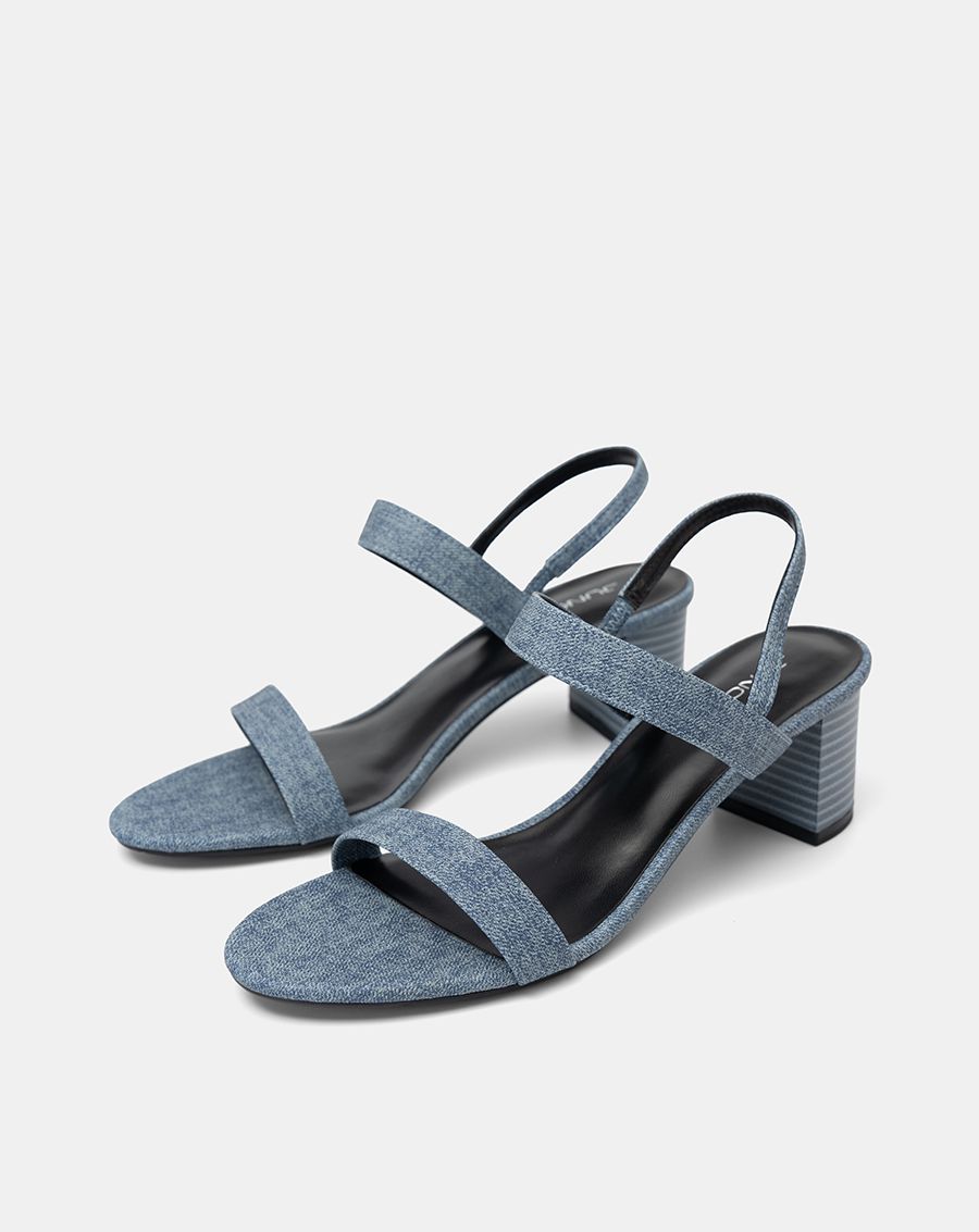  Giày Sandal Gót Vuông Basic 