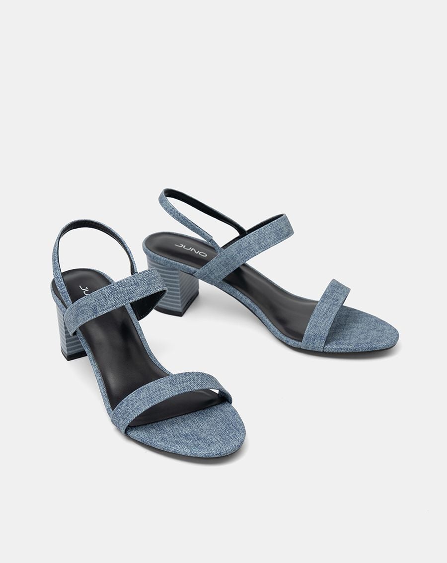  Giày Sandal Gót Vuông Basic 